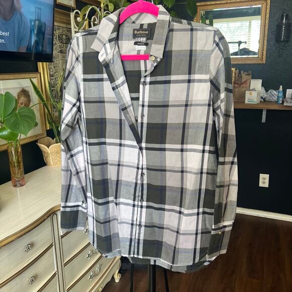 Barbour Plaid Modern Button-up - Picture 1 of 9